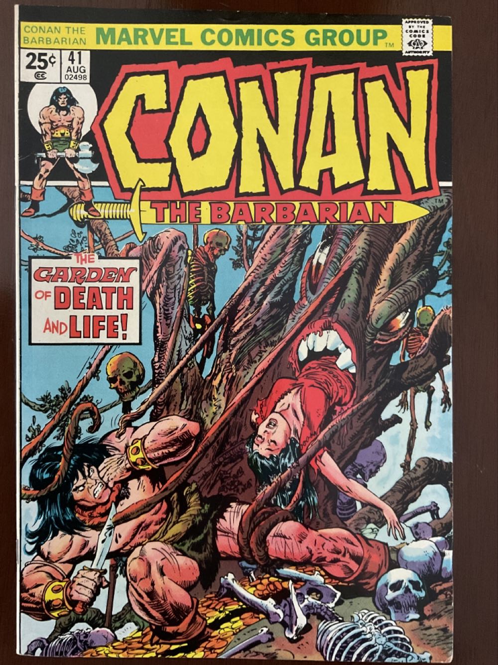 Conan The Barbarian - Marvel (41 - Aug 1974) comic book collectible [Barcode 225551255626] - Main Image 2