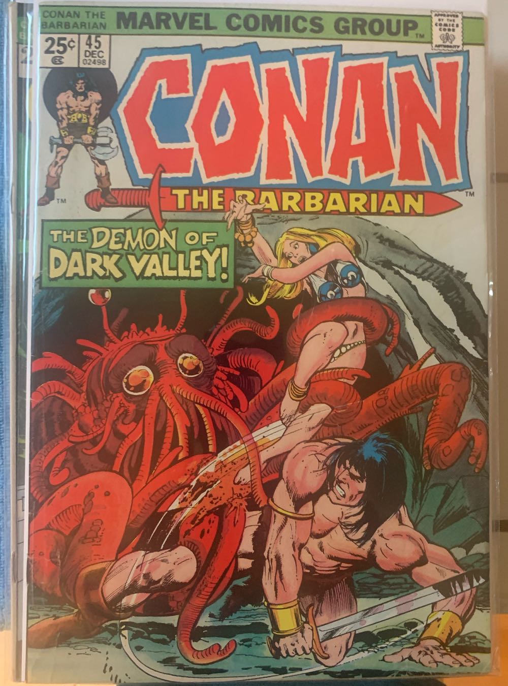 Conan The Barbarian 45💲 - Marvel Comics (45 - Dec 1974) comic book collectible [Barcode 852224415966] - Main Image 2