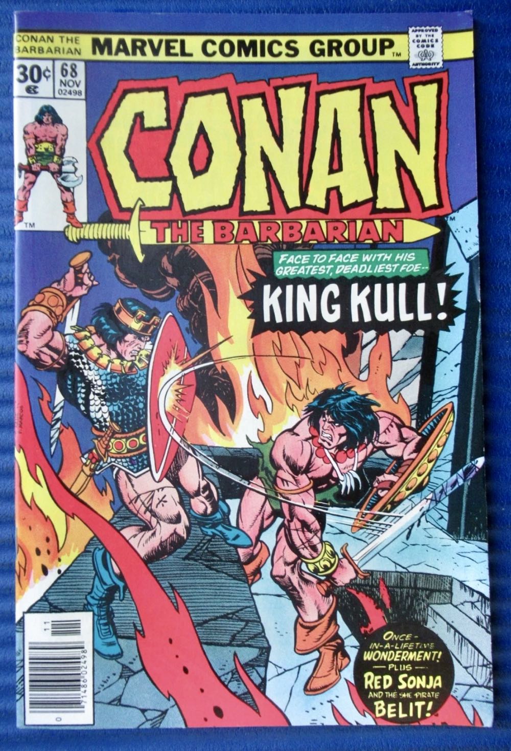 Conan The Barbarian - Marvel Comics Group (68 - Nov 1976) comic book collectible [Barcode 85547714526846896] - Main Image 3