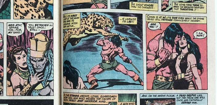 Conan The Barbarian - Marvel Comics Group (77 - Aug 1977) comic book collectible [Barcode 8553224785665] - Main Image 4
