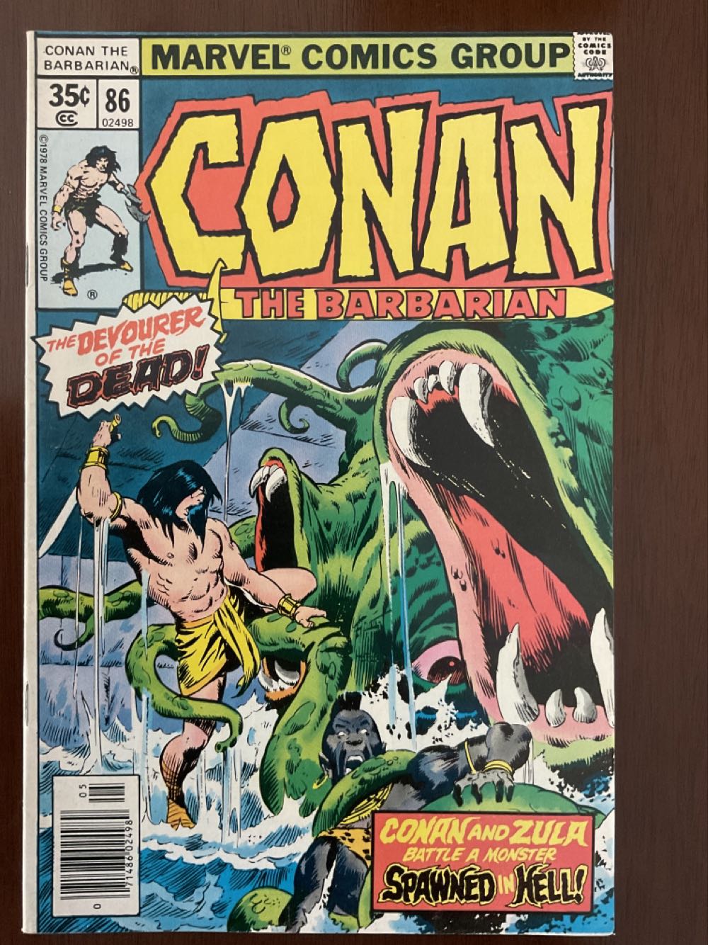 Conan The Barbarian - Marvel (86 - May 1978) comic book collectible [Barcode 82224452666] - Main Image 2