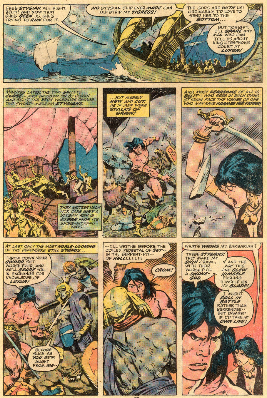 Conan The Barbarian - Marvel Comics (74 - May 1977) comic book collectible [Barcode 071486024989] - Main Image 4