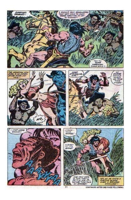 Conan The Barbarian - Marvel (108 - Mar 1980) comic book collectible [Barcode 071486028635] - Main Image 3