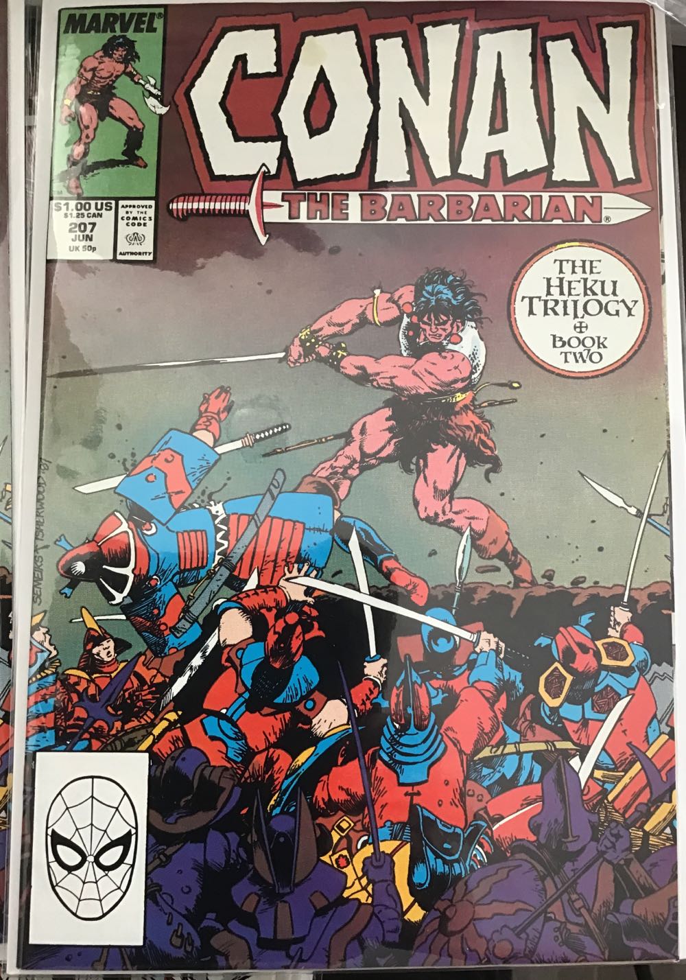 Conan The Barbarian - Marvel Comics (207 - 06/1988) comic book collectible - Main Image 3