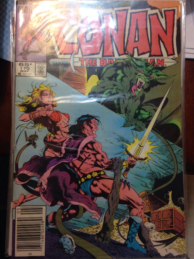 Conan The Barbarian  (170 - May 1985) comic book collectible [Barcode 071486024989] - Main Image 1