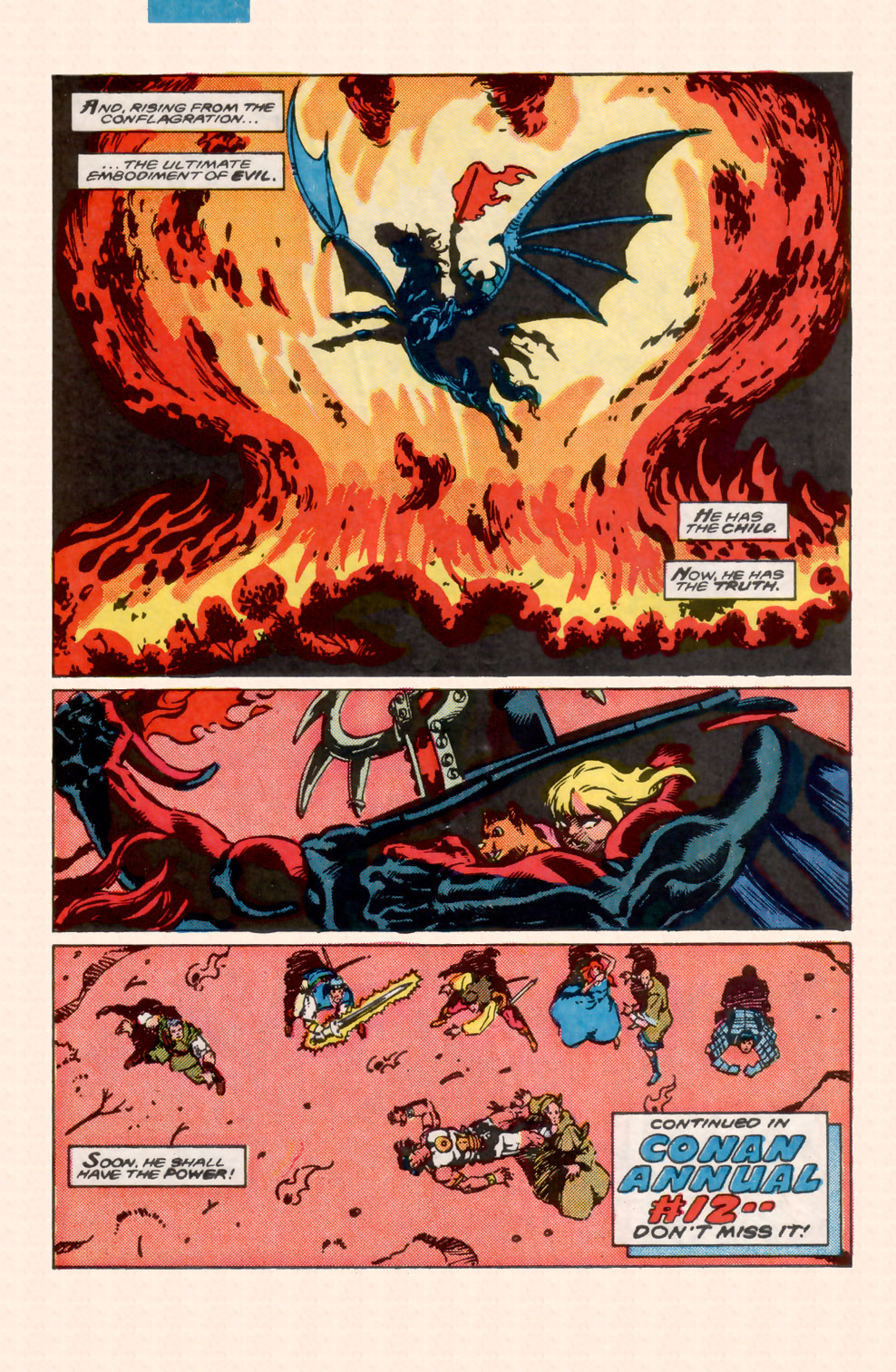 Conan the Barbarian - Marvel (199 - Oct 1987) comic book collectible [Barcode 071486024989] - Main Image 4