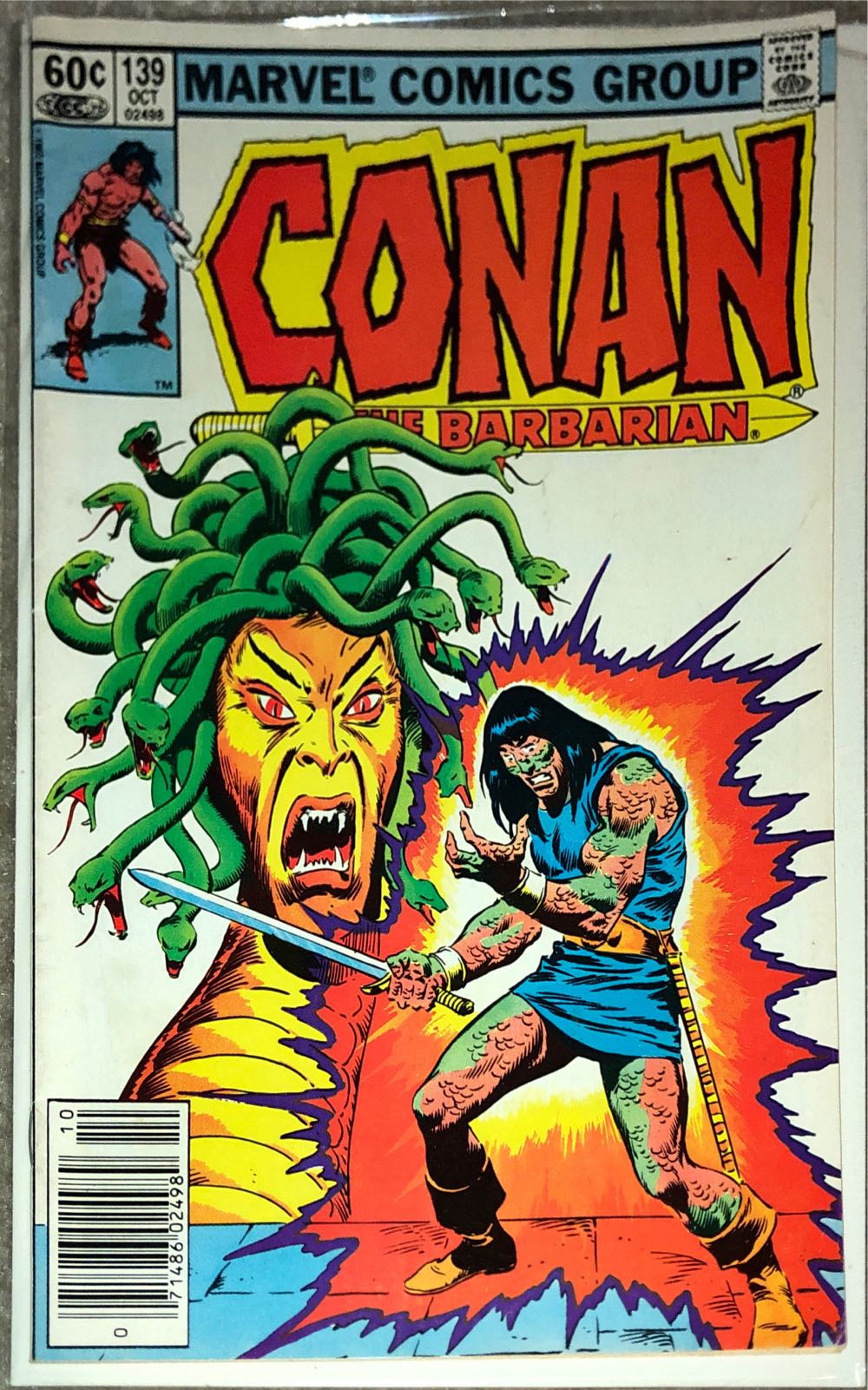 Conan The Barbarian - Marvel Comics (139 - 10/1982) comic book collectible [Barcode 071486024989] - Main Image 2