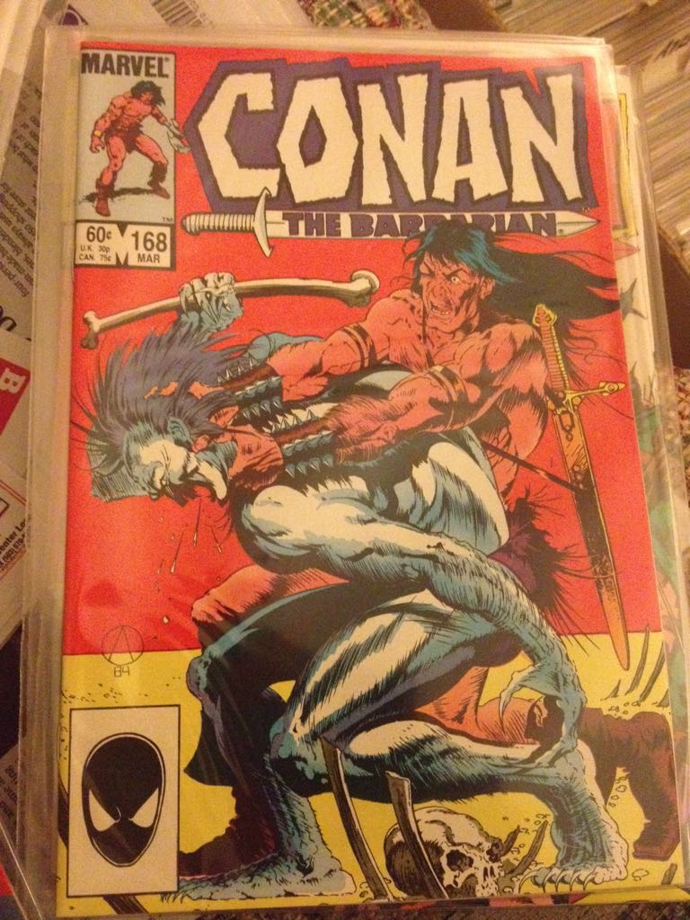 Conan The Barbarian Vol. 1 - Marvel Comics (168 - Mar 1985) comic book collectible [Barcode 071486024989] - Main Image 1