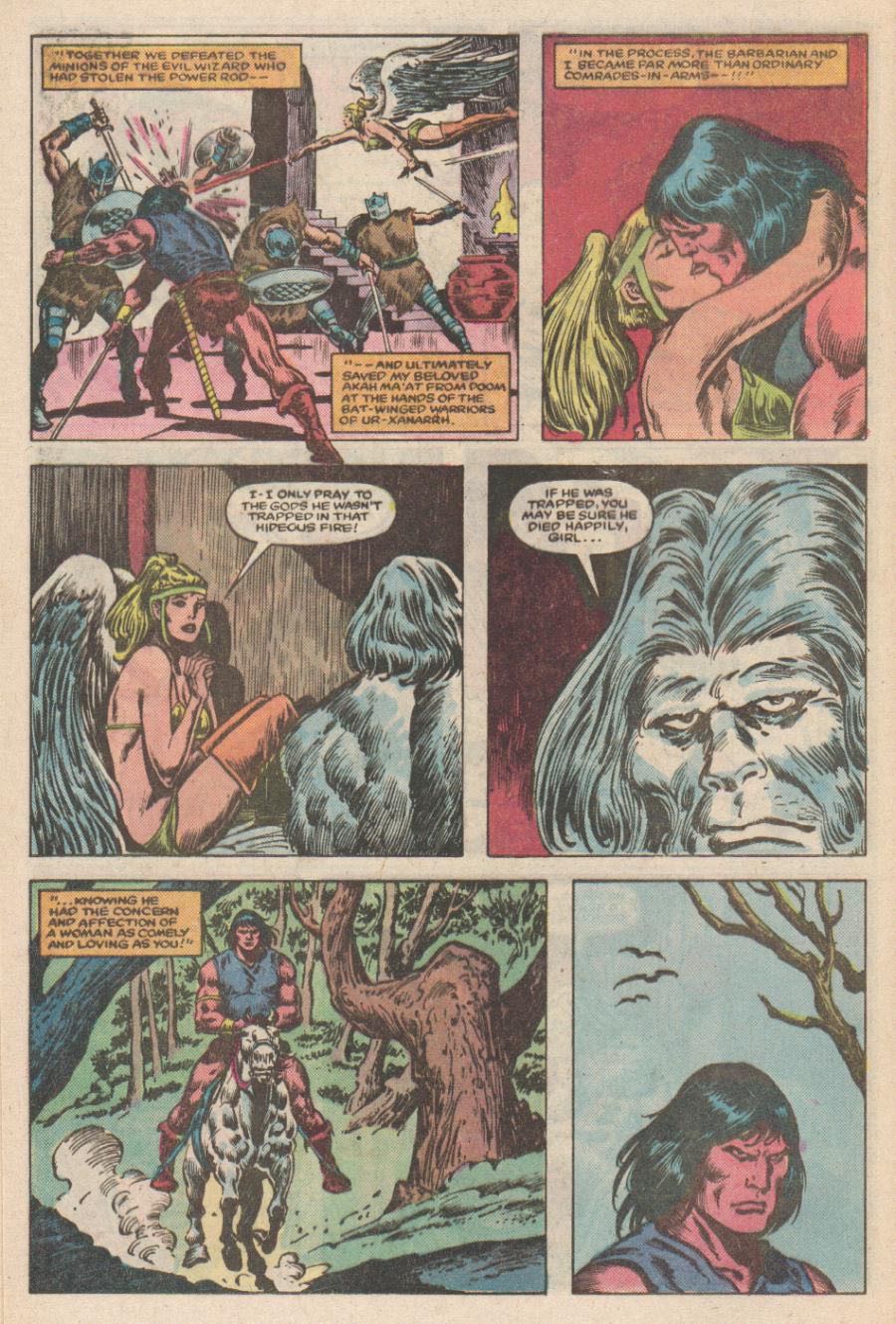 Conan The Barbarian - Marvel (168 - Mar 1985) comic book collectible [Barcode 071486024989] - Main Image 4