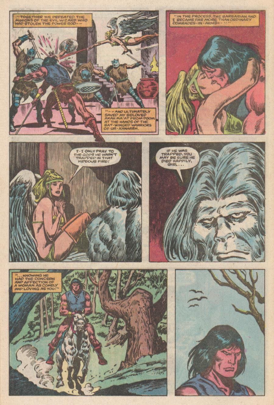 Conan The Barbarian Vol. 1 - Marvel Comics (168 - Mar 1985) comic book collectible [Barcode 071486024989] - Main Image 4
