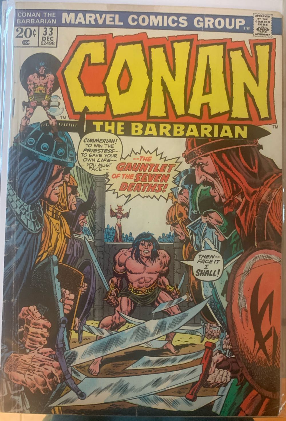 Conan The Barbarian - Marvel Comics Group (33 - Dec 1973) comic book collectible - Main Image 3