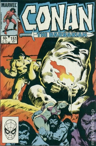 Conan The Barbarian Vol. 1 - Marvel Comics (151 - Oct 1983) comic book collectible [Barcode 071486028635] - Main Image 1