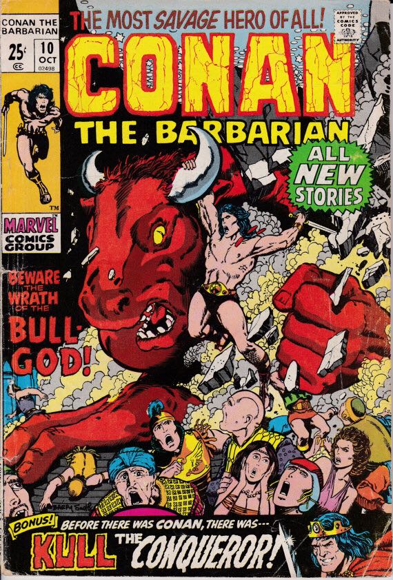 Conan The Barbarian - Marvel Comics Group (10 - Oct 1971) comic book collectible - Main Image 2