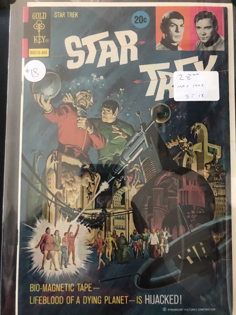 Star Trek - Gold Key (18 - Jul 1973) comic book collectible [Barcode 033500902109] - Main Image 2