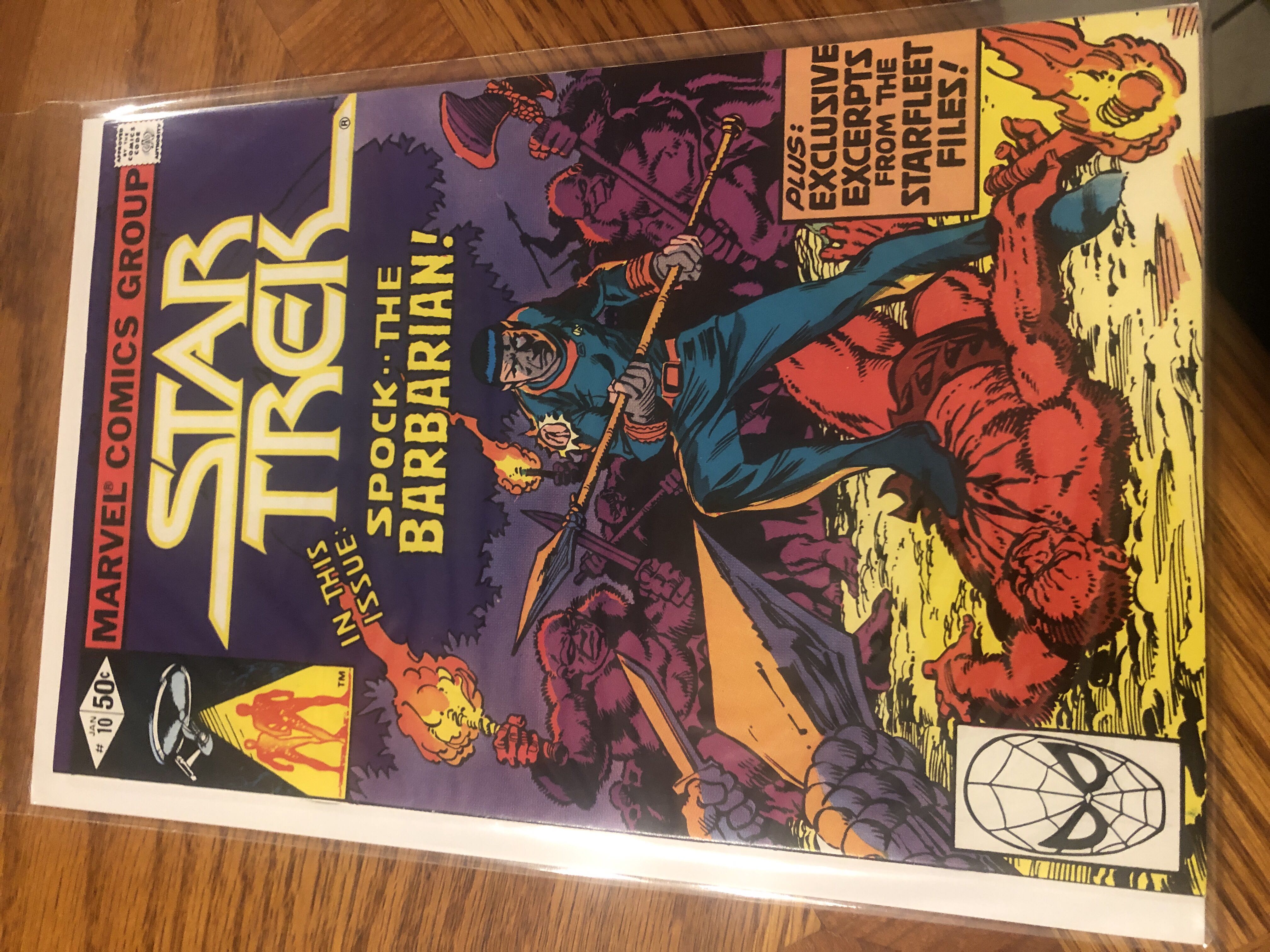 Star Trek - Marvel (10 - Jan 1981) comic book collectible [Barcode 071486024170] - Main Image 2