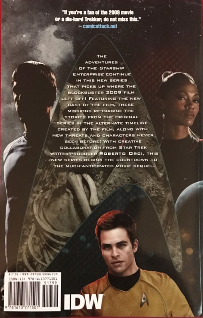 Star Trek  (1) comic book collectible [Barcode 978161377150151799] - Main Image 2