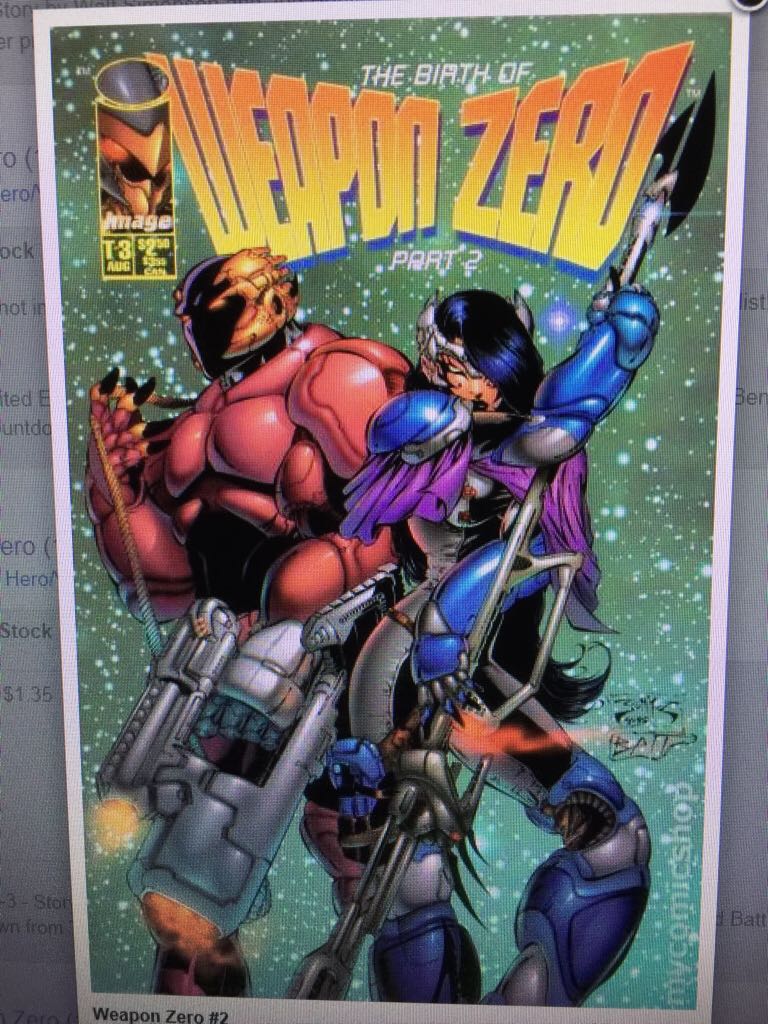 Weapon Zero - Image Comics (23 - Aug 1995) comic book collectible - Main Image 1