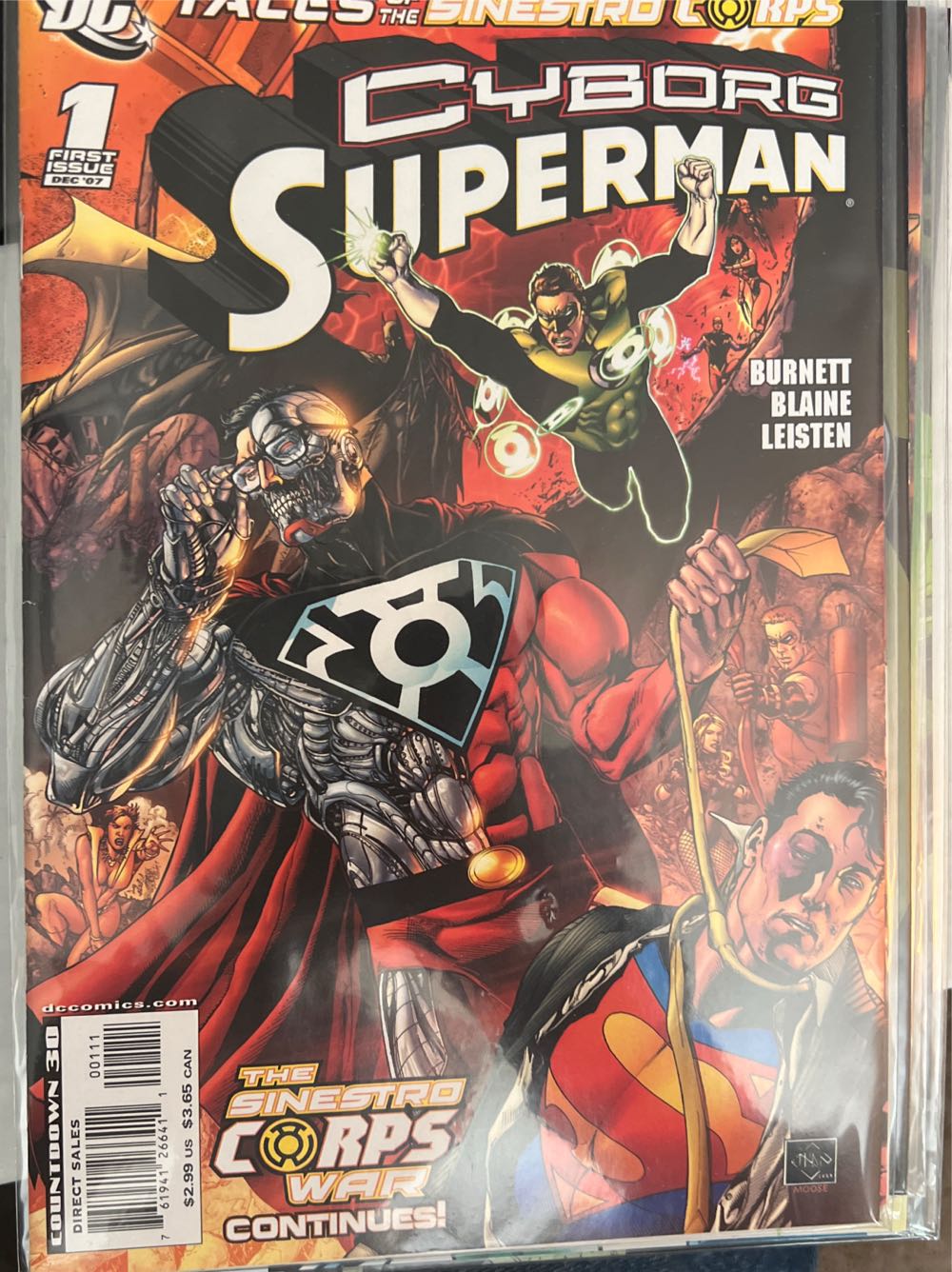 Tales Of The Sinestro Corps: Cyborg Superman - DC Comics (1 - Dec 2007) comic book collectible [Barcode 76194126641100111] - Main Image 2