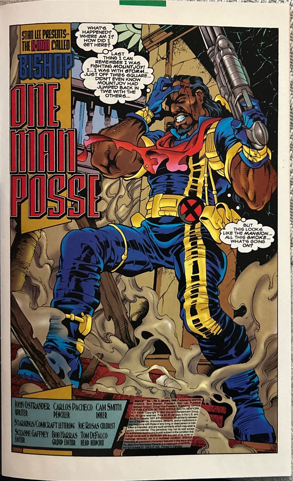 Bishop - Marvel (2 - Jan 1995) comic book collectible [Barcode 75960602967900211] - Main Image 3