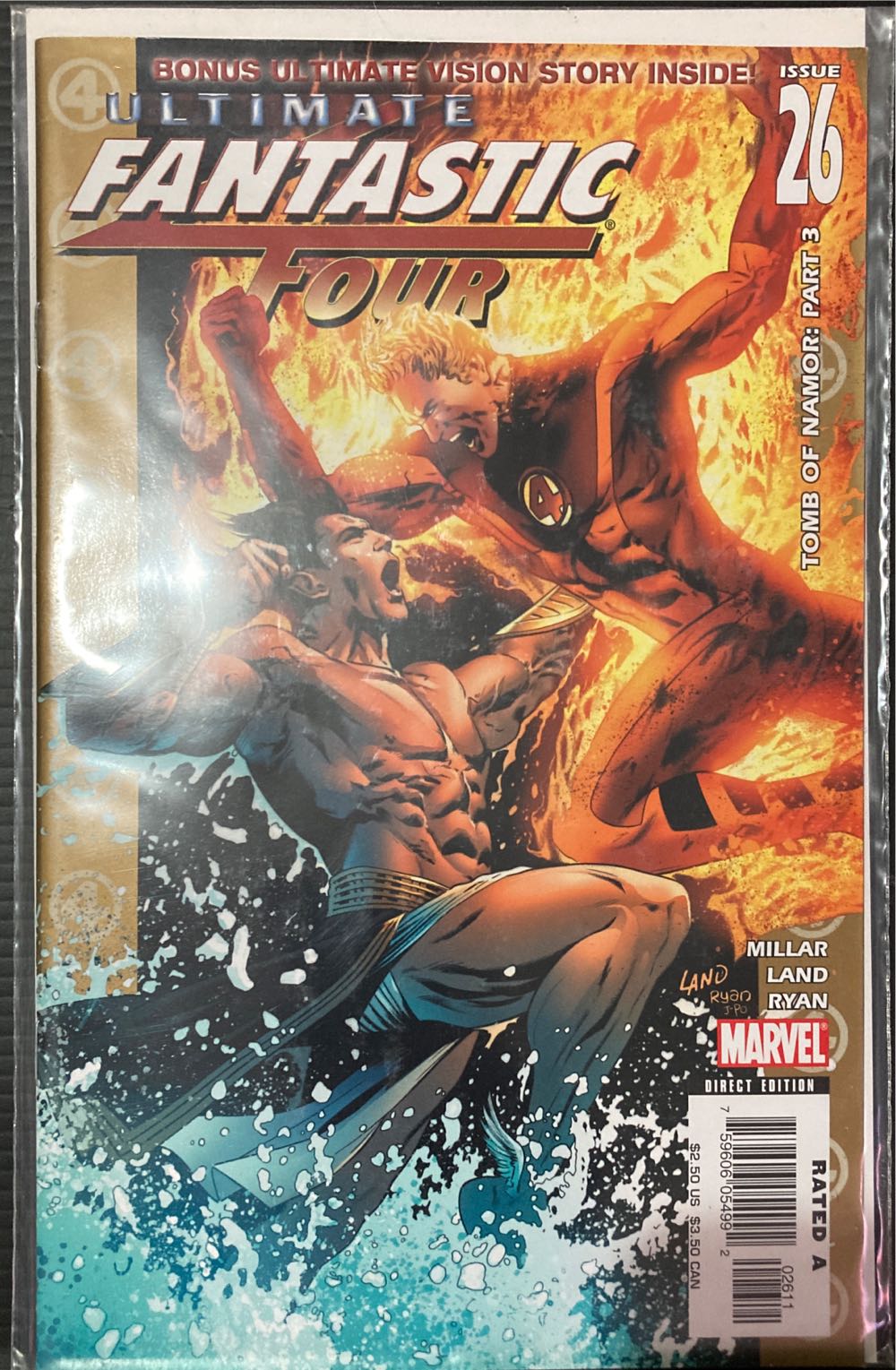 Ultimate Fantastic Four - Marvel Comics (26 - Feb 2006) comic book collectible [Barcode 75960605499202611] - Main Image 2