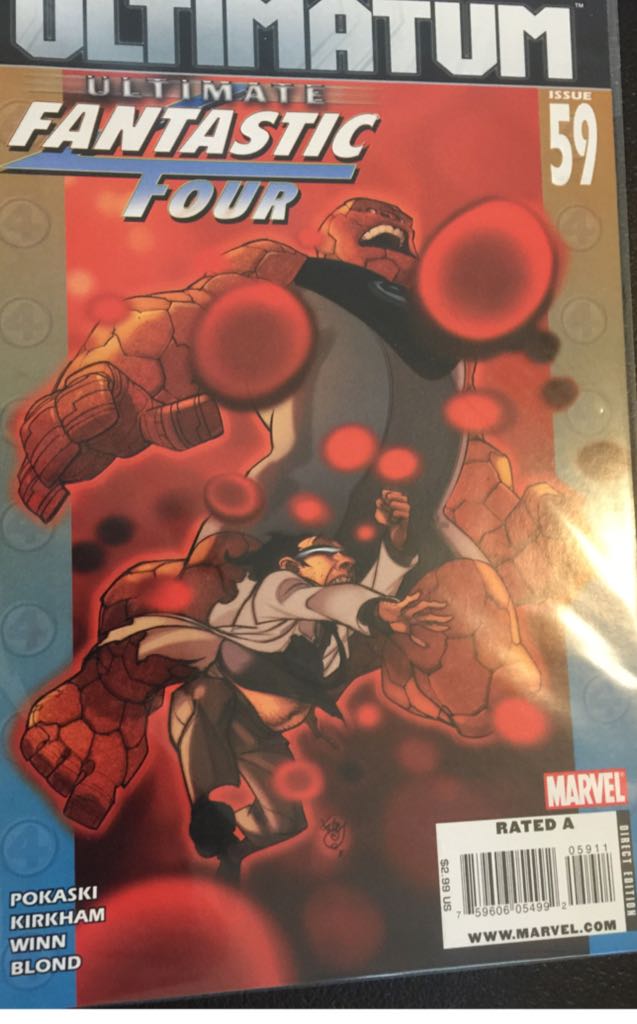 Ultimate Fantastic Four - Marvel (59) comic book collectible [Barcode 759606054992] - Main Image 1