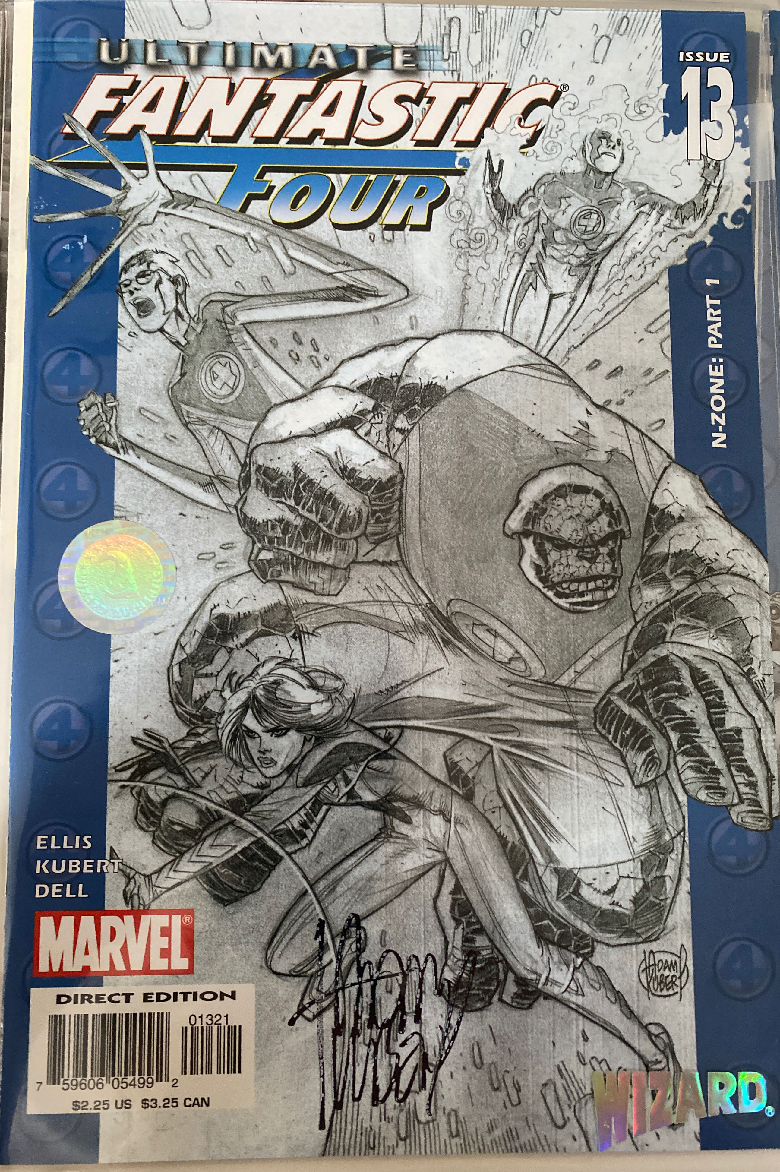 Ultimate Fantastic Four  (13) comic book collectible [Barcode 75960605499203031] - Main Image 2