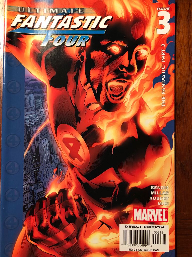 Ultimate Fantastic Four  (3) comic book collectible [Barcode 75960605499203031] - Main Image 1