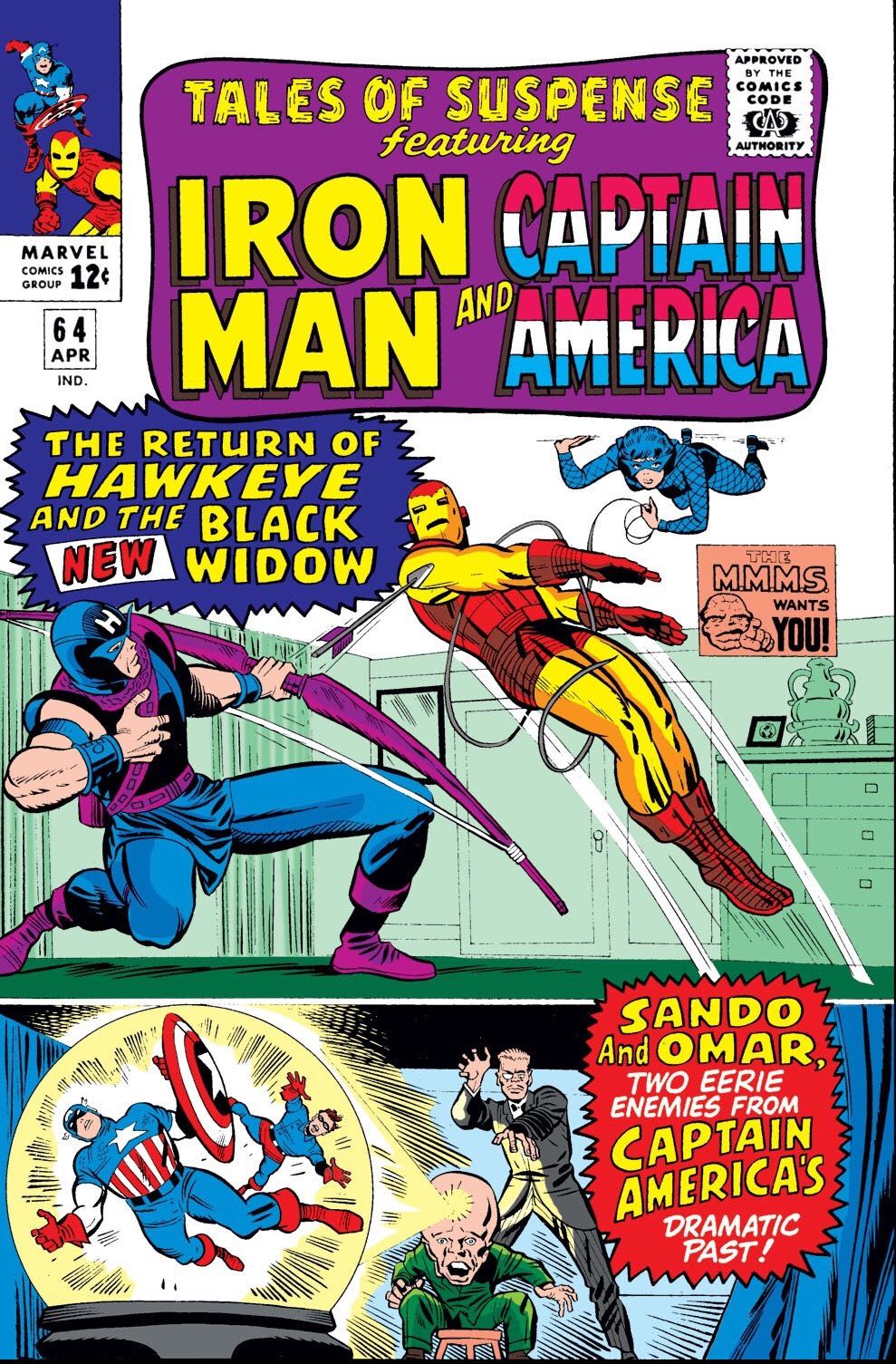 Tales Of Suspense - Marvel Comics (57 - Sep 1964) comic book collectible [Barcode 741258665] - Main Image 3