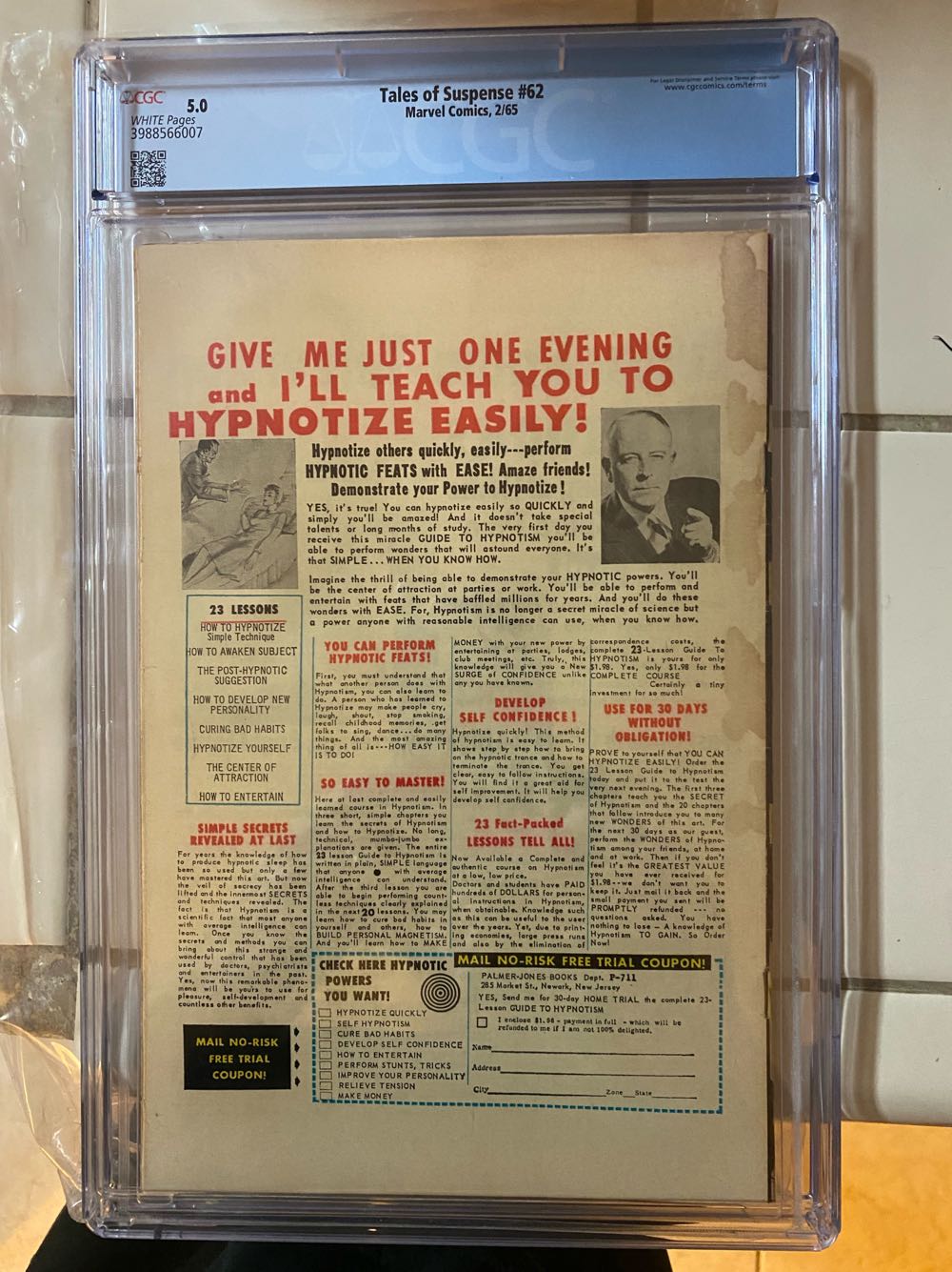 Tales Of Suspense - Marval Comics (62 - Feb 1965) comic book collectible [Barcode 822556] - Main Image 2