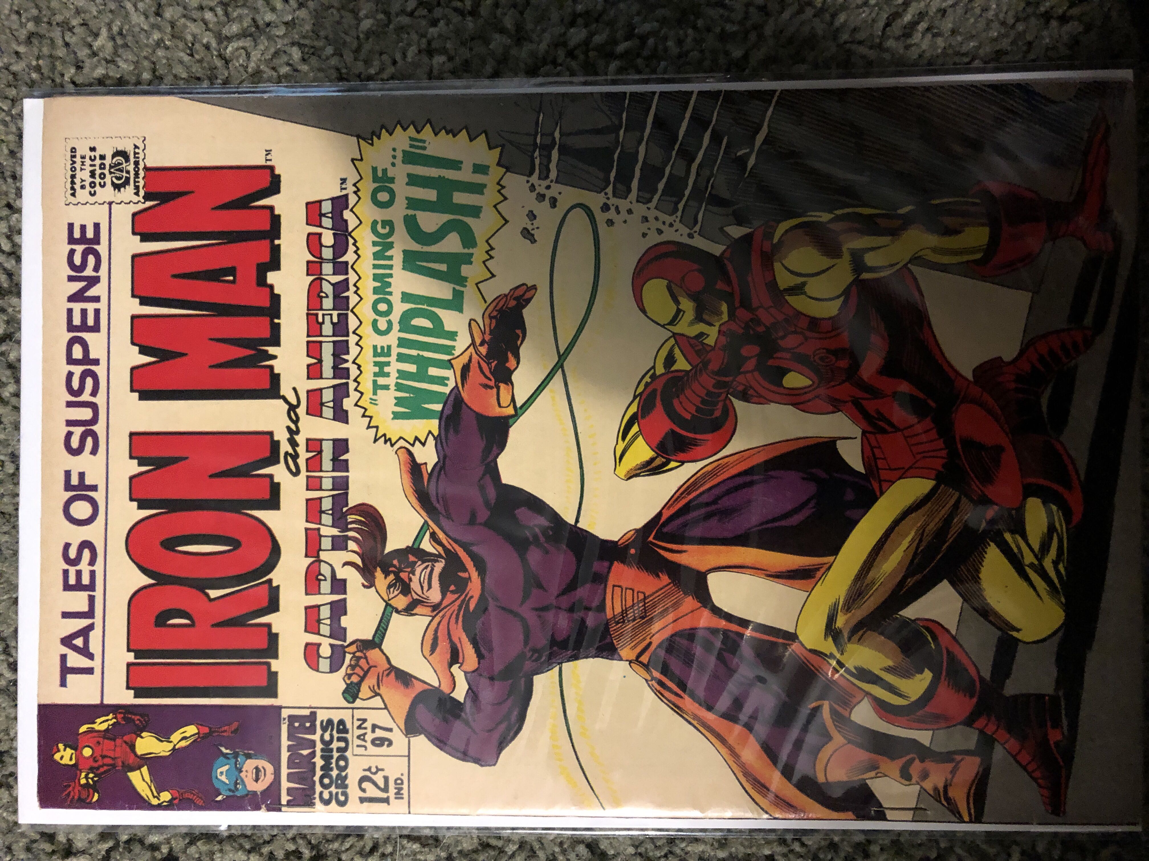 Tales Of Suspense - Marvel (97 - Jan 1968) comic book collectible [Barcode 256548556] - Main Image 2