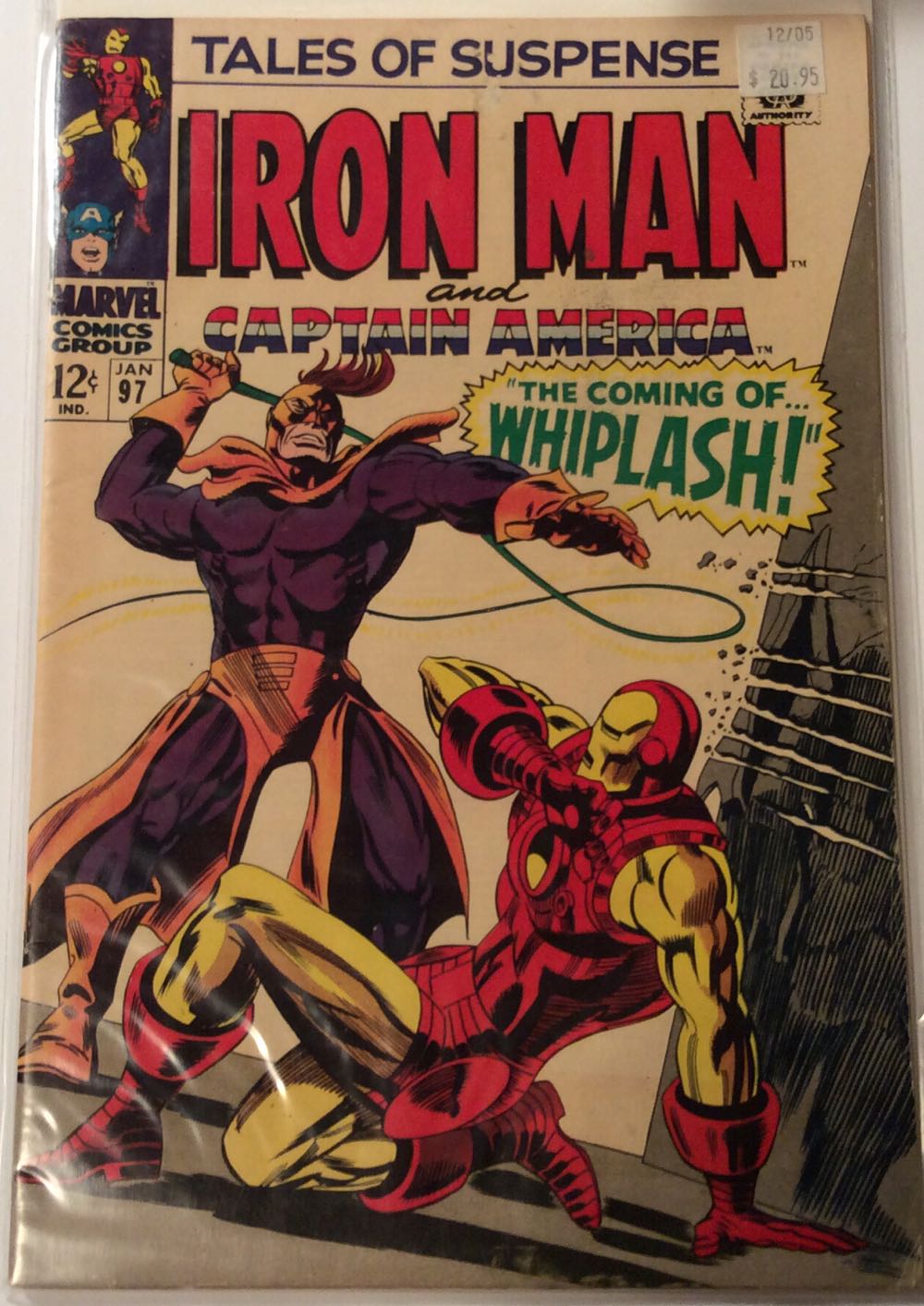 Tales Of Suspense - Marvel (97 - Jan 1968) comic book collectible [Barcode 256548556] - Main Image 3