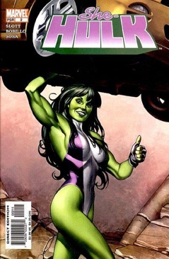 She-Hulk - Marvel (2 - Apr 2004) comic book collectible [Barcode 759606055272] - Main Image 1