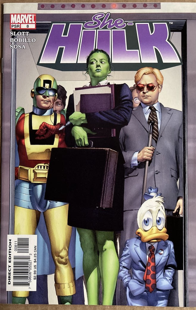 She-Hulk - Marvel Comics (8 - Dec 2004) comic book collectible [Barcode 759606057146] - Main Image 2