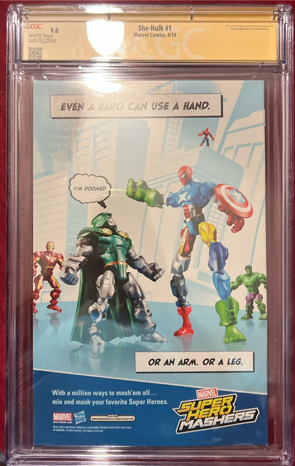 She-Hulk (2014) - Marvel Worldwide Inc. (1 - Feb 2014) comic book collectible [Barcode 75960607996400111] - Main Image 4