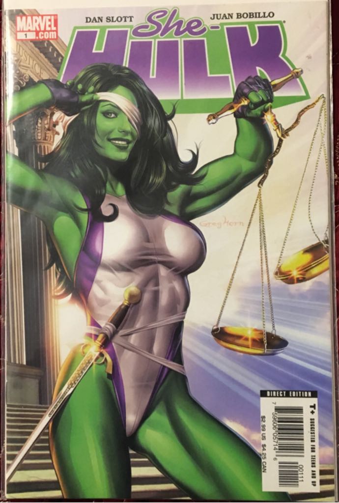She-Hulk Vol 2 - Marvel (1 - Dec 2005) comic book collectible [Barcode 75960605714600111] - Main Image 1