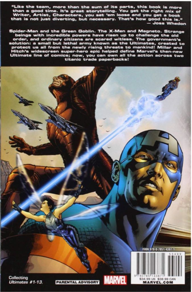 Ultimates: Ultimate Collection, The - Marvel Comics (113 - Jan 2012) comic book collectible [Barcode 9780785143871] - Main Image 2