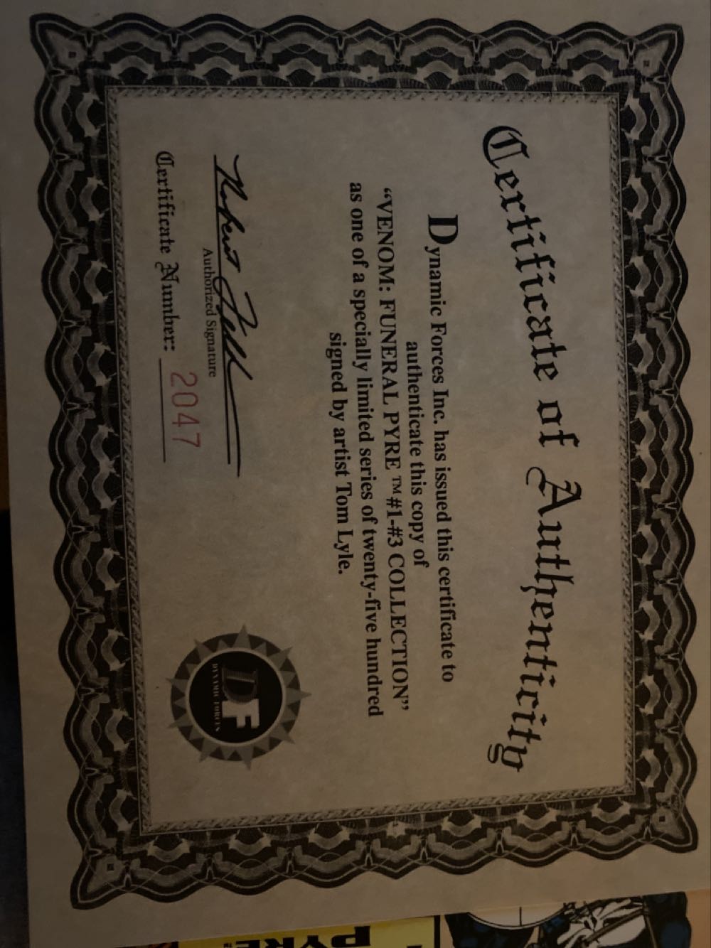 Venom: Funeral Pyre - Marvel Comics (1 - 08/1993) comic book collectible [Barcode 75960601546700111] - Main Image 2