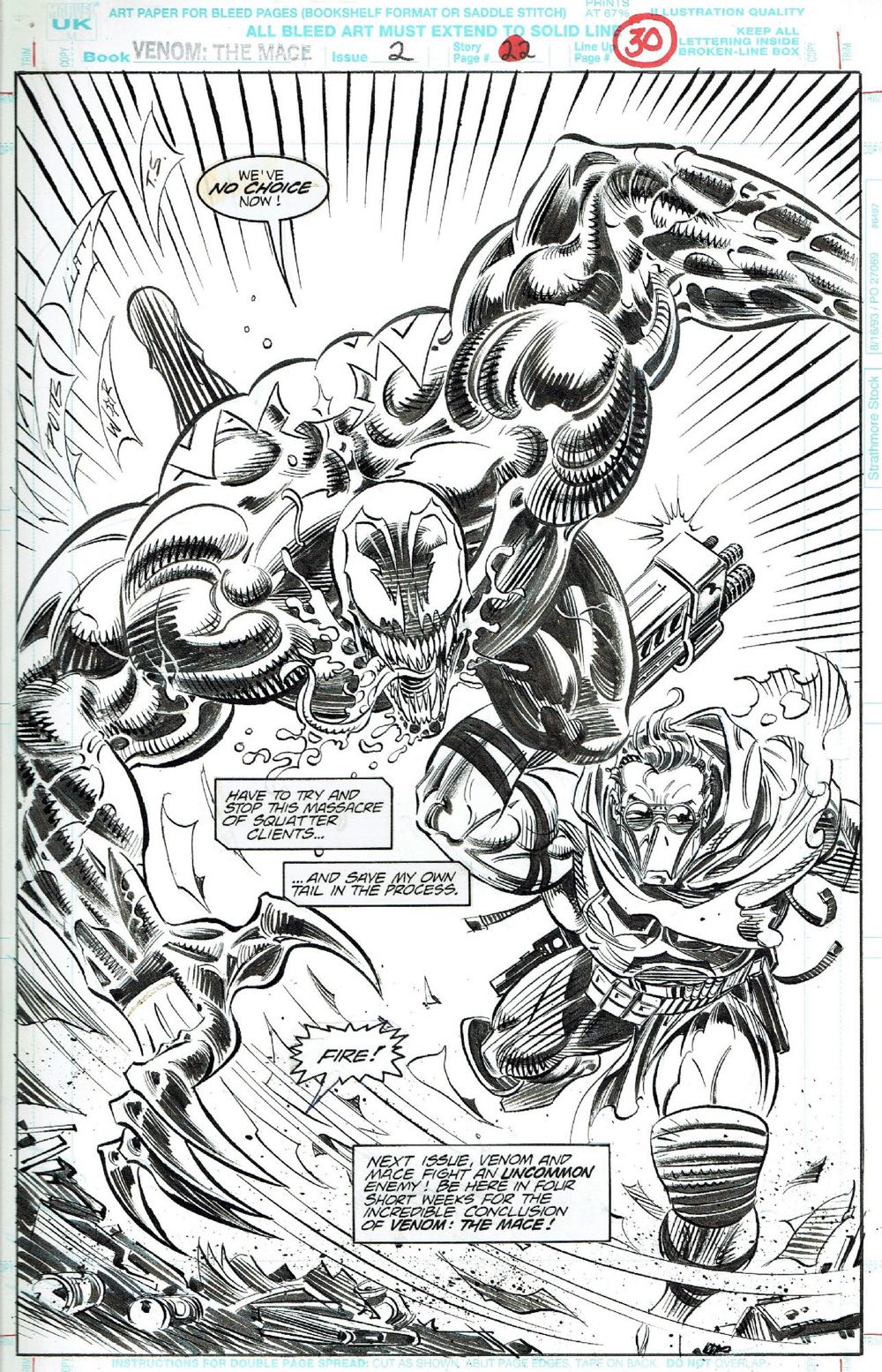 Venom: The Mace - Marvel Comics (2 - Jun 1994) comic book collectible [Barcode 00928101163702] - Main Image 2