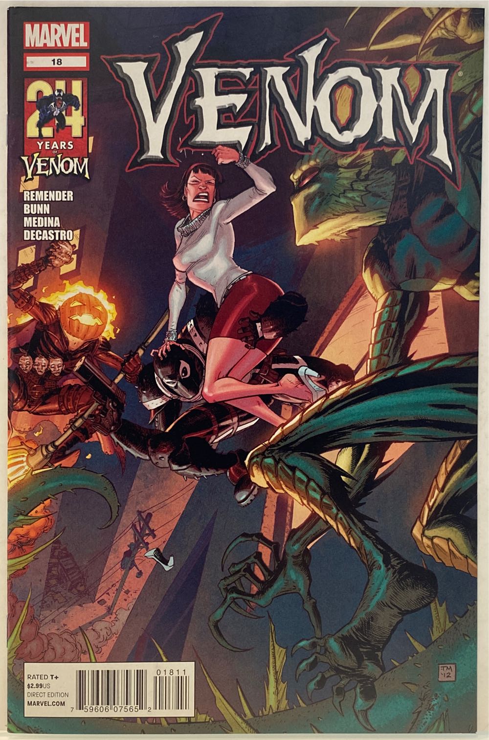 Venom - Marvel Comics (18 - Jul 2012) comic book collectible [Barcode 75960607565201811] - Main Image 2