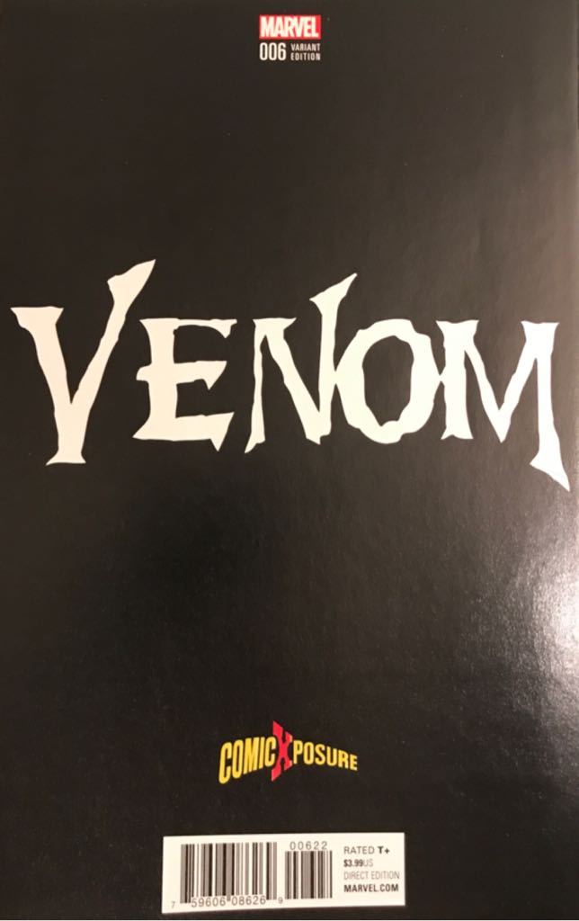 Venom - Marvel (6 - Jun 2017) comic book collectible [Barcode 75960608626900622] - Main Image 2