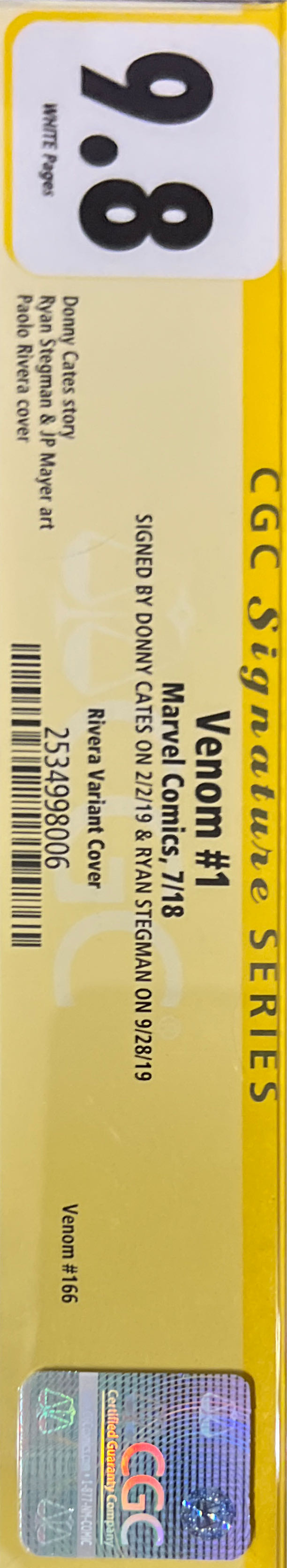 Venom Vol 4 - Marvel (1 - Jul 2018) comic book collectible [Barcode 75960608997000191] - Main Image 3