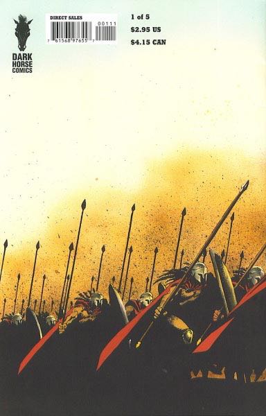 300 - Dark Horse Comics (1 - May 1998) comic book collectible [Barcode 761568976557] - Main Image 2