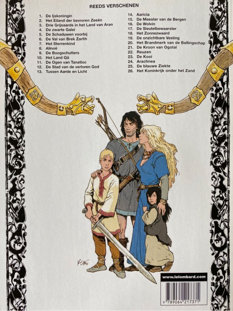 Thorgal - Le Lombard (14) comic book collectible [Barcode 9789064217371] - Main Image 2