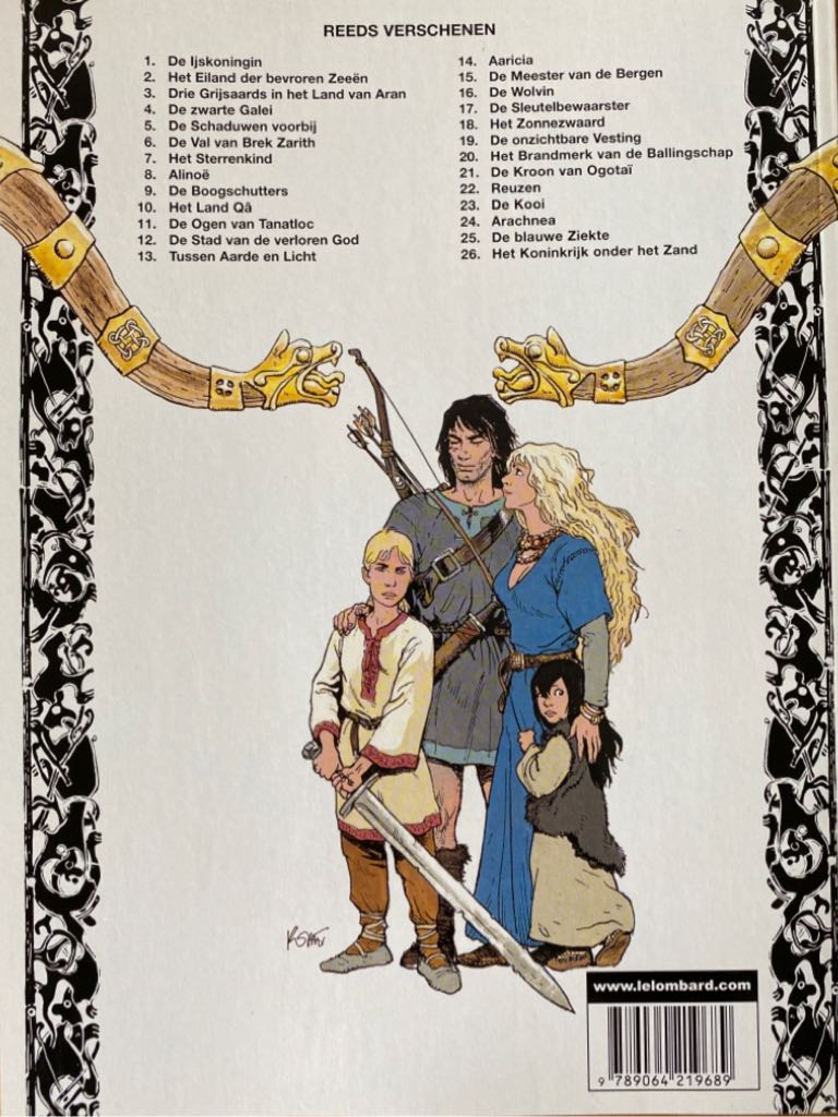 Thorgal - Le Lombard (19) comic book collectible [Barcode 9789064219689] - Main Image 2