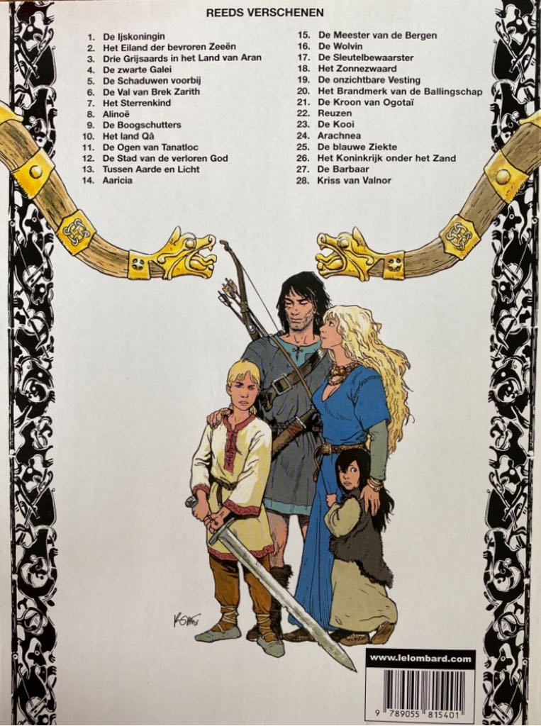 Thorgal - Kriss Van Valnor - Le Lombard (28) comic book collectible [Barcode 9789055815401] - Main Image 2