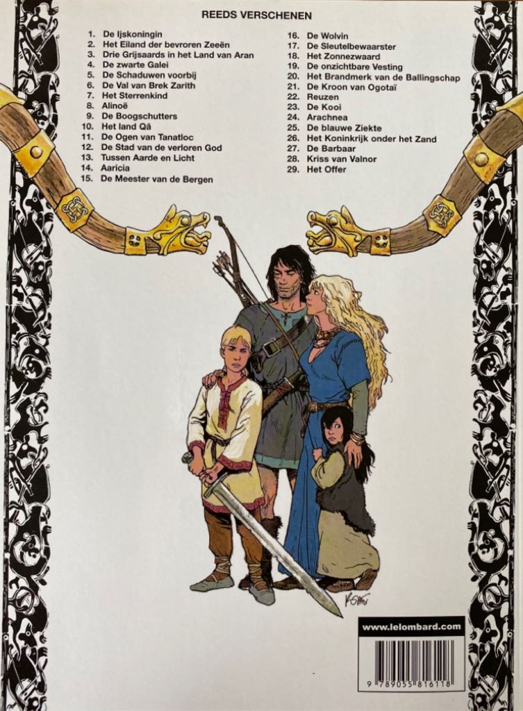 Thorgal - Le Lombard (29) comic book collectible [Barcode 9789055816118] - Main Image 2