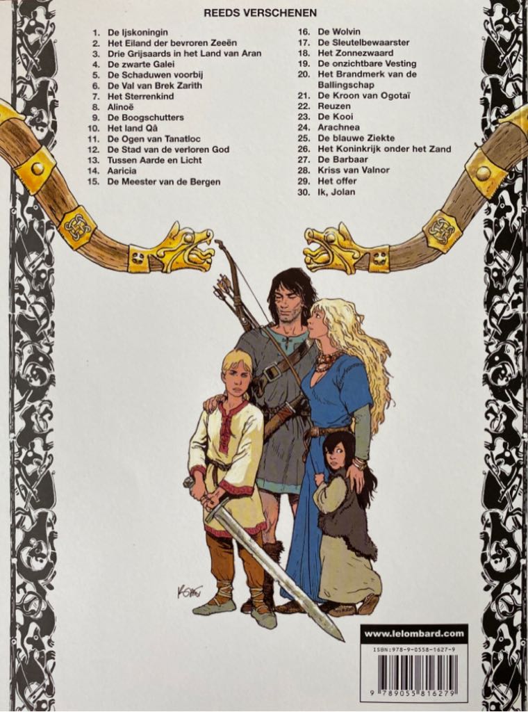 Thorgal - Le Lombard (30) comic book collectible [Barcode 9789055816279] - Main Image 2