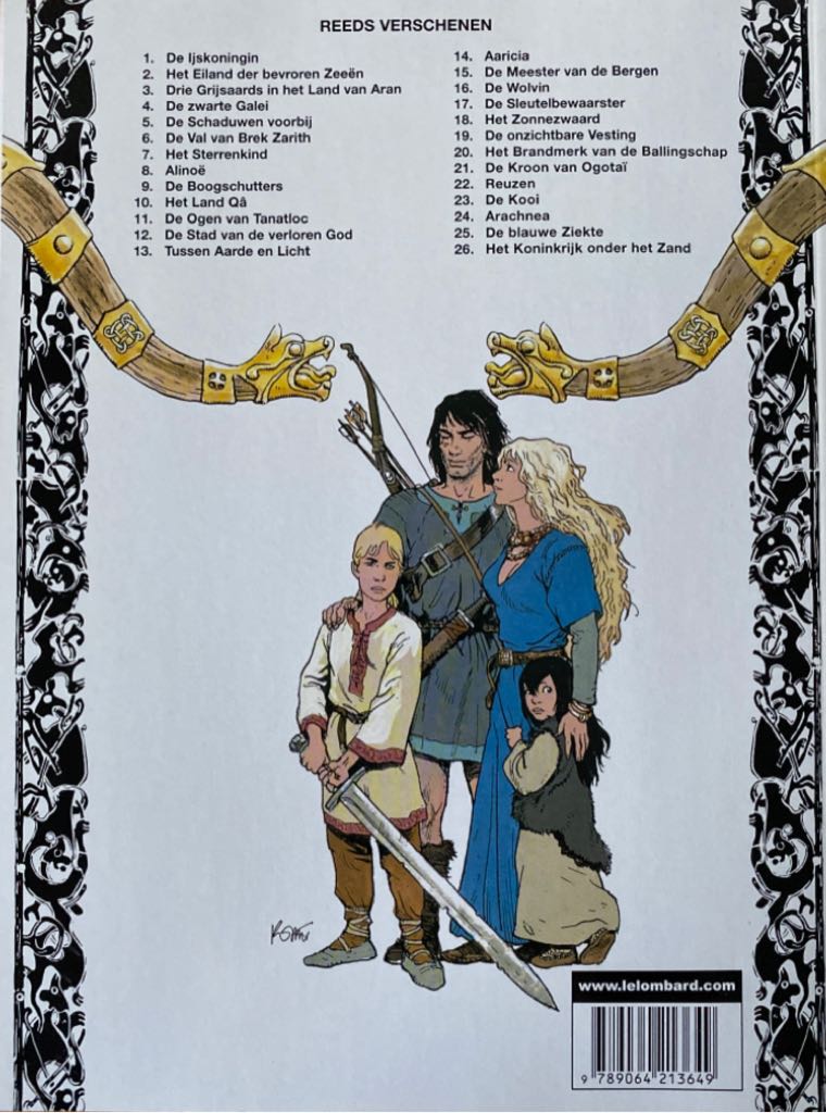 Thorgal 4 - Le Lombard (4) comic book collectible [Barcode 9789064213649] - Main Image 2