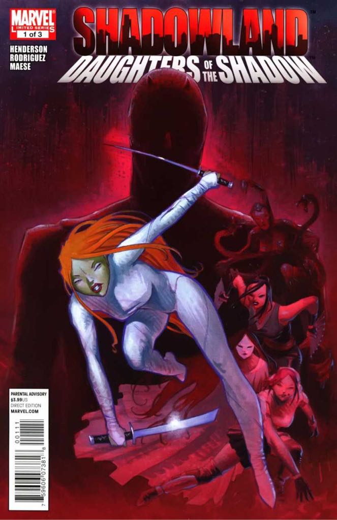 Shadowland: Daughters Of The Shadow - Marvel Limited Series (1 - Oct 2010) comic book collectible [Barcode 759606073818] - Main Image 2