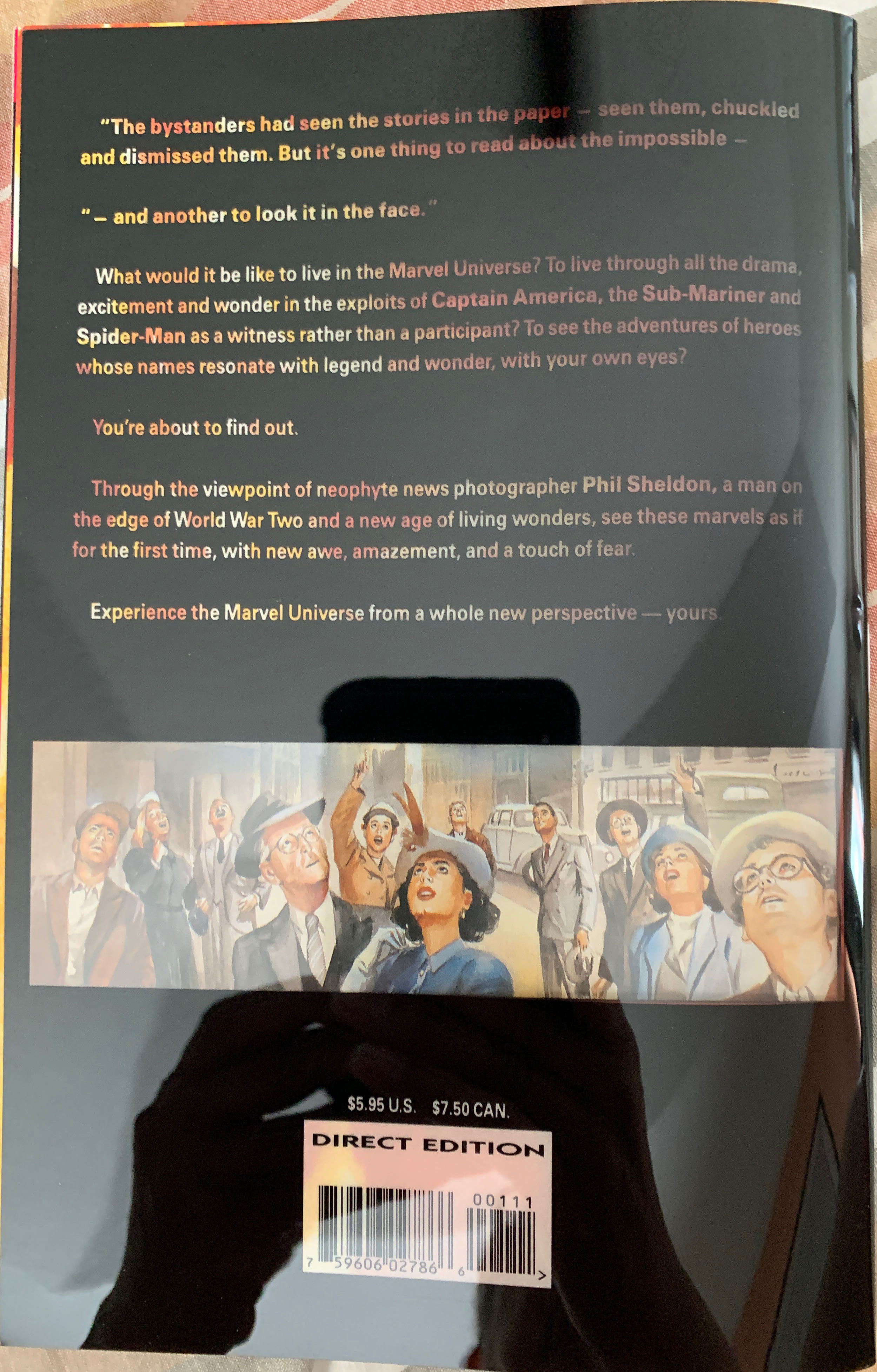 Marvels Book One: A Time Of Marvels - Marvel Comics (1 - Jan 1994) comic book collectible [Barcode 75960602786600111] - Main Image 2